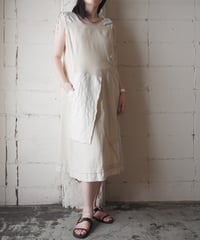 Asymmetrical Patchwork Paneled Sleeveless Dress BE IV