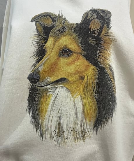 Dog Print Sweat WH