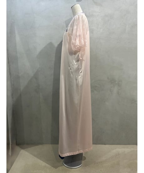 Made in USA Lace Sleeve Satin Robe LPI