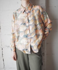Floral Print Long Sleeve Shirt OR