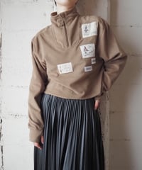 REMAKE British Army Patched Half Zip Fleece KA