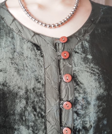 Velvet Patchwork Design Tops GN