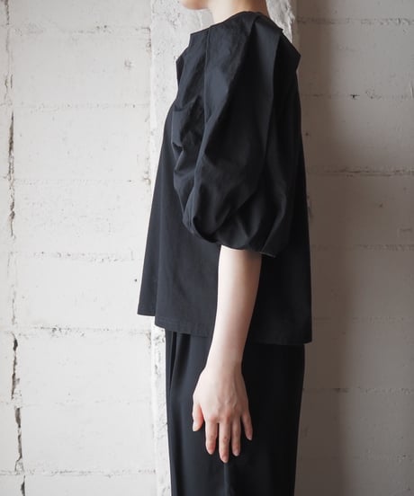 sea New York Lantern Sleeve Tee BK