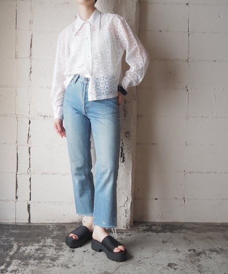 1970's L/S Lace Shirt WH