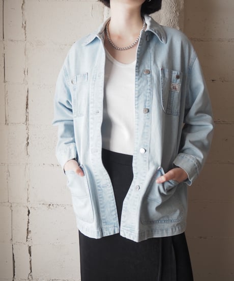 LAUREN Ralph Lauren Denim Coverall Jacket LBL