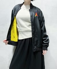 JORDAN Back Logo Satin Blouson BK