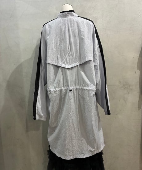 Reebok Tricolor Nylon Long Jacket LPURWHBK