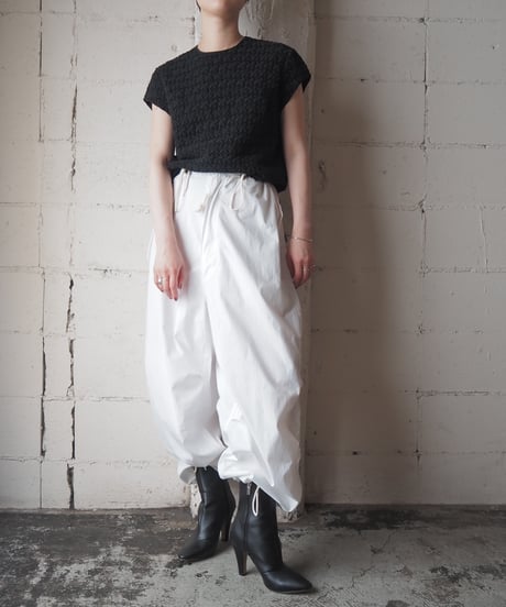1960's Euro Overdyed Embroidered Cutwork Blouse BK