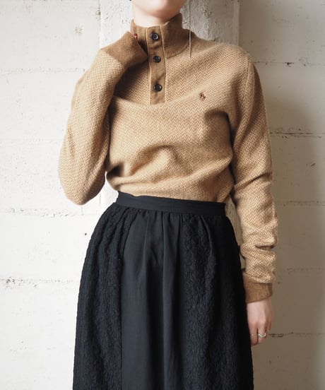 POLO RALPH LAUREN Henley Neck Knit Sweater BR