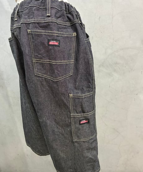 REMAKE Dickies Drawstring Denim Shorts BK