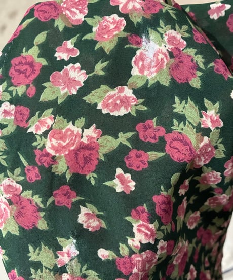 Flower Pattern Sheer Easy Pants GNPI