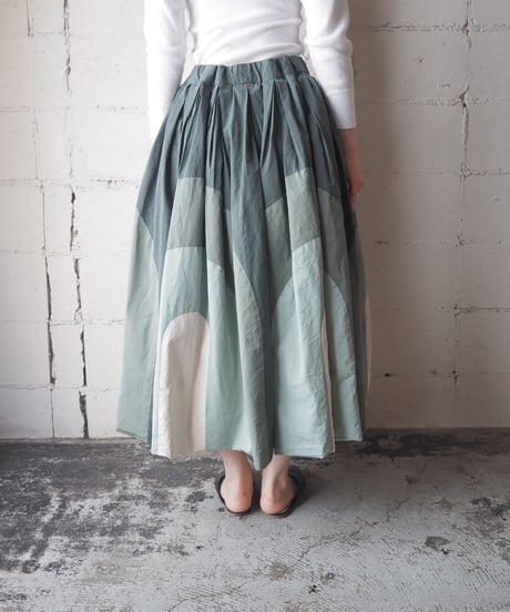 CASEY CASEY Mixed Fabrics Arch Skirt KA