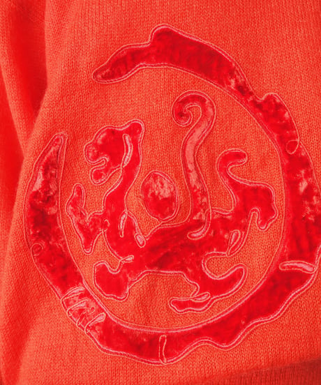 ESCADA Velour Emblem Sweater RE