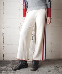 KOSTUMN No.1 Line Knit Pants IV BL RE