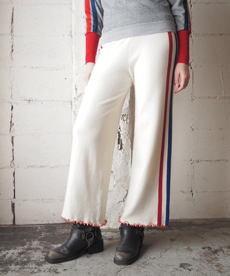 KOSTUMN No.1 Line Knit Pants IV BL RE