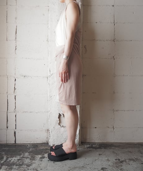 HELMUT LANG Drape Gradation Dress IVBR