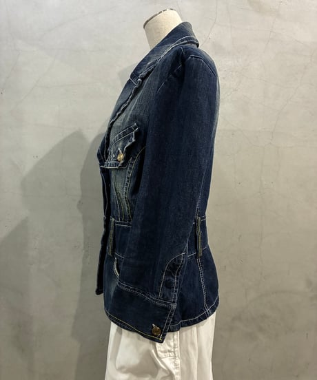 JEAN'S PAUL GAULTIER Single Breasted Design Denim Jacket NV
