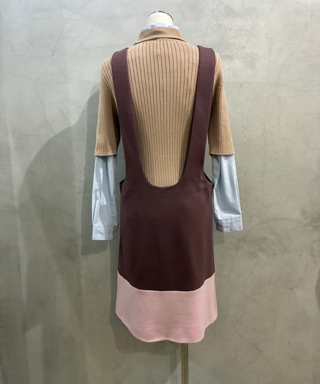 MARNI Bicolor Jumper Skirt PI