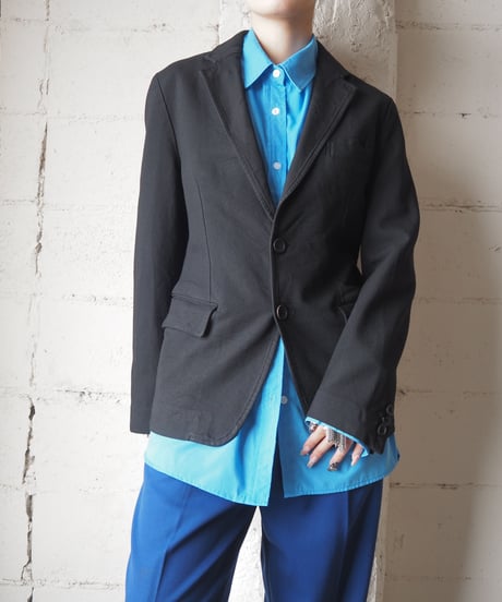 COMME des GARÇONS HOMME Milling Polyester Jacket BK