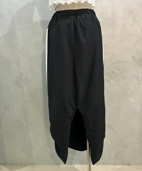 Remake adidas Drawstring Track Skirt BK WH