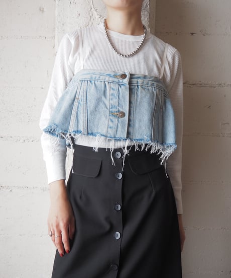 REMAKE Denim Bustier LBL