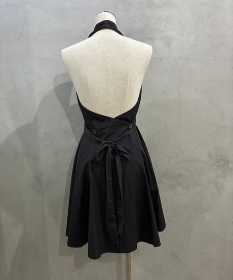 KENZO Halter Neck Wrap Dress BK