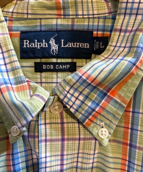 Ralph Lauren Short Sleeve Button Down Check Shirt YGN