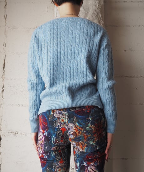 L.L.Bean Cable Crew Neck Cardigan LBL