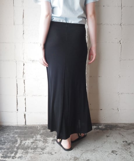 Pencil Easy Long Skirt BK