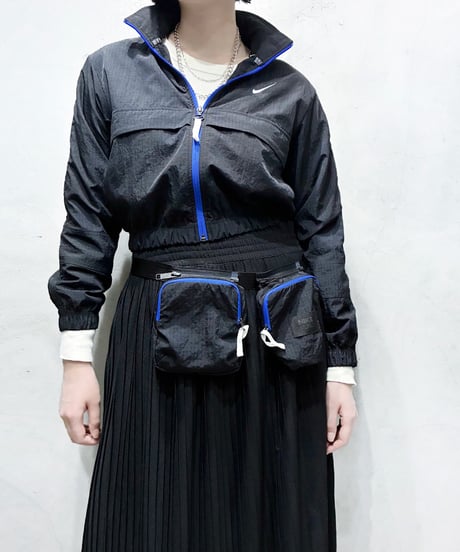 NIKE Detachable 3D Pockets Nylon Jacket BKBL