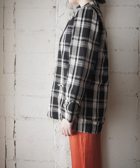 Plaid Tailored Jacket BKIV