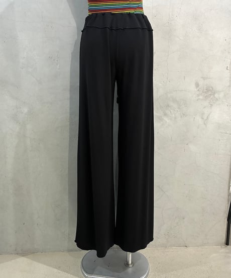 MAX STUDIO Rayon Mix Easy Pants BK