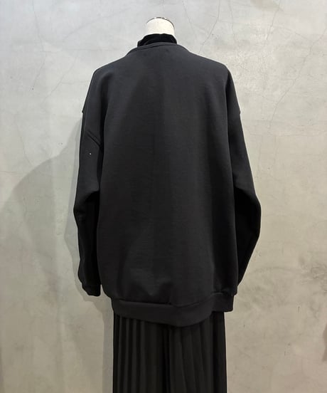 REMAKE Collarless Zipup Blouson BK