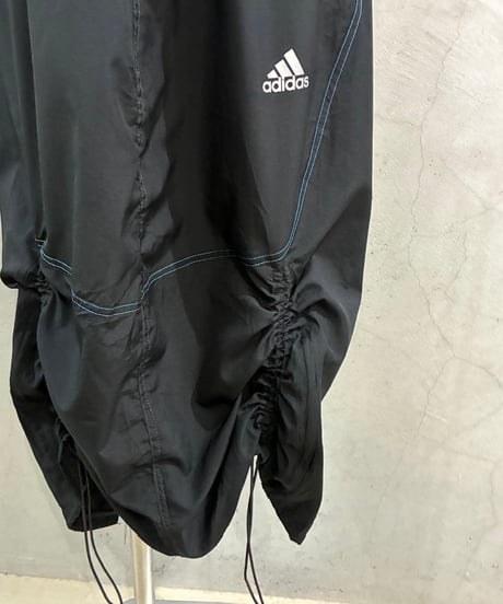 REMAKE adidas Drawstring Track Skirt BKBL