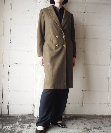 GANNI Double Breasted Long Coat KA