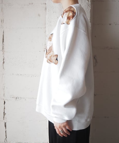 Many Cats Patchwork Sweat WH