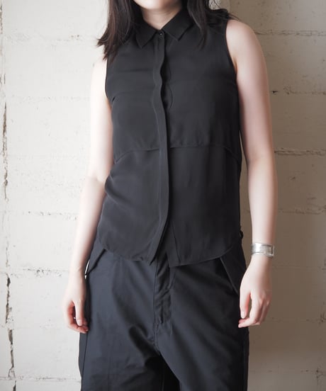 theory Sleeveless Shirt BK