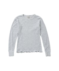 Remake Vintage Ruffled Hem Thermal LGR