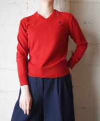 Polo Ralph Lauren Pure Wool V Neck Sweater RE