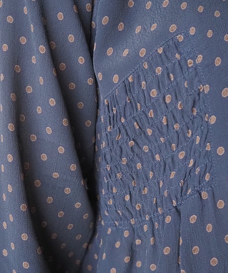 MASAI High Neck Polka Dot Blouse NV BR