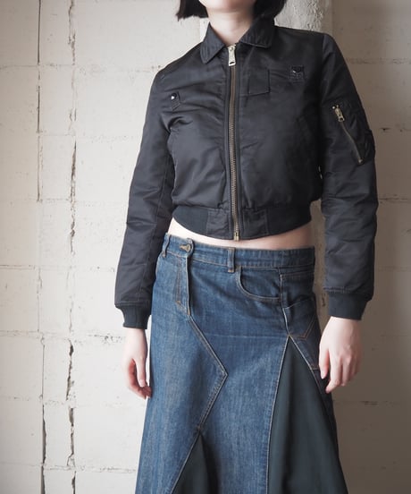 ALPHA USAF B-15 Type Flight Jacket BK