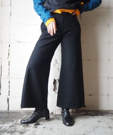tricot COMME des GARÇONS Wool Blend Wide Pants BK