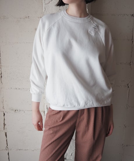 REMAKE Orfeo Tag Sweatshirt WH
