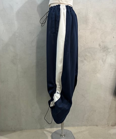 Remake NIKE Drawstring Track Skirt NV WH