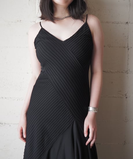 RALPH LAUREN Pin Tuck Camisole Dress BK