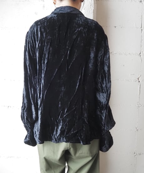 Crushed Velvet Shirt BK