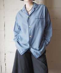 Brooks Brothers Stripe Pajama Shirt BL WH