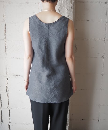 FLAX Linen Sleeveless Top GR