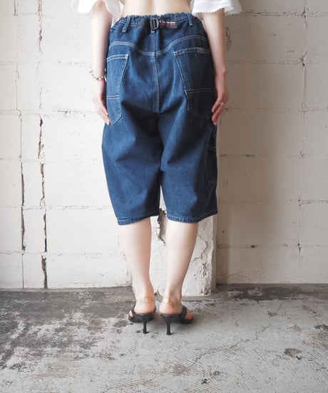 REMAKE POLO JEANS CO. Drawstring Denim Shorts BL