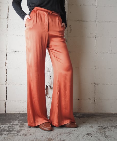 Satin Wide Leg Pants OR